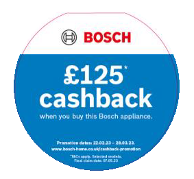 Bosch WAV28EH3GB Serie 8 9kg 1400rpm Washing Machine With i-DOS - A Rated - White 