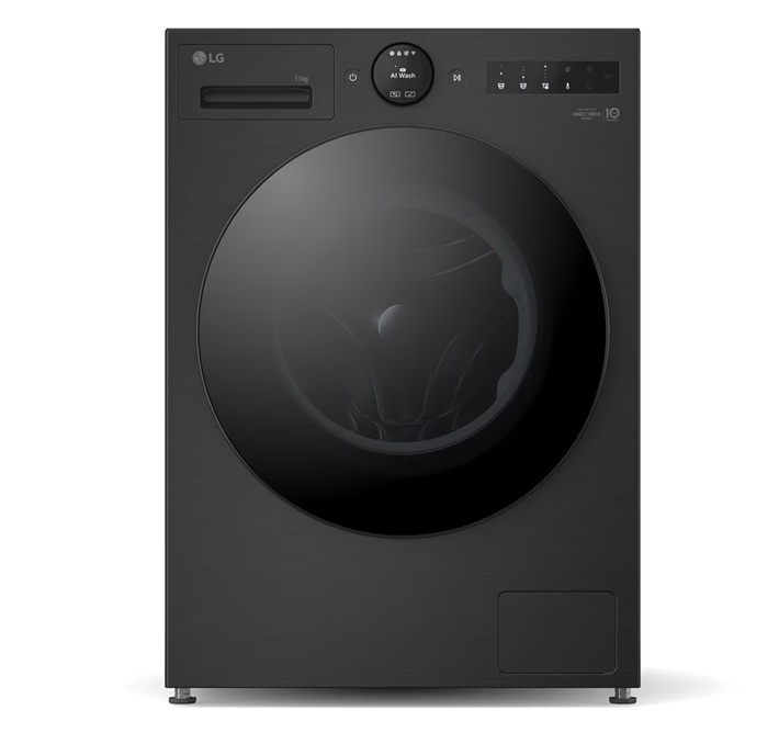 LG F4X7011TBB 11kg 1400rpm AI Direct Drive Washing Machine - A Rated - Black
