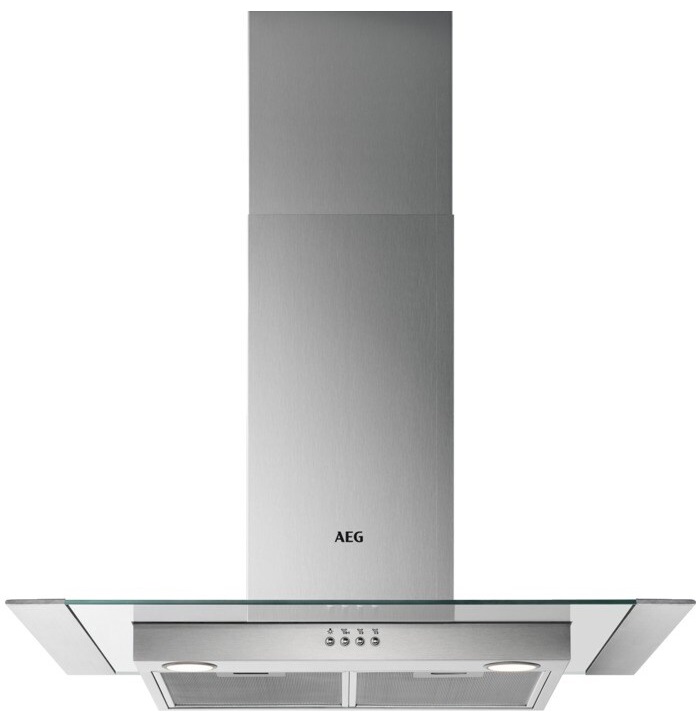 AEG DTB3652M 60cm Chimney Cooker Hood - Stainless Steel/Glass