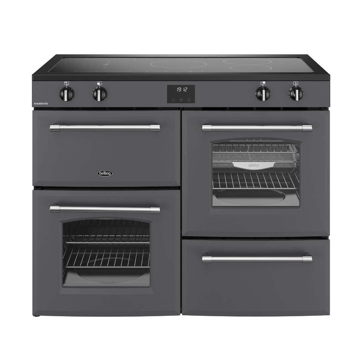 Belling Farmhouse 110EI 110cm Electric Induction Range Cooker - Anthracite