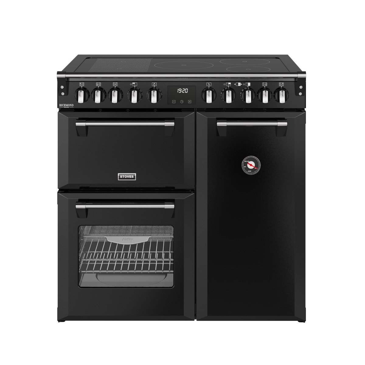 Stoves 444411869 Richmond Deluxe 90Ei RTY 90cm Electric Induction Range Cooker - Black