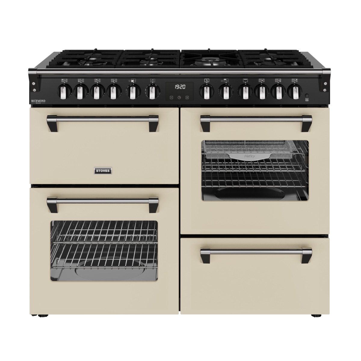 Stoves 444411877 Richmond Deluxe 110DF 110cm Dual Fuel Range Cooker - Cream