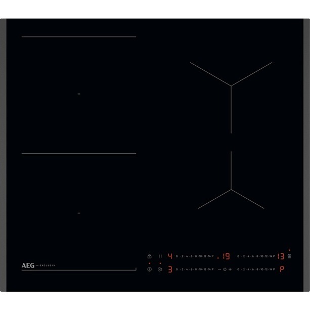 AEG 6000 Series SO64IB00FB 60cm 4 Zone Induction Hob - Black