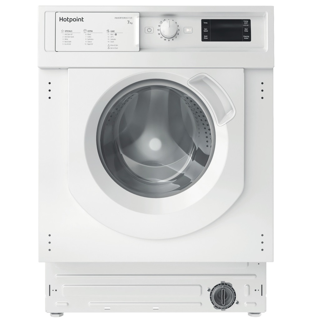 Hotpoint BIWMHG71483UKN Integrated Washing Machine 7kg 1400rpm