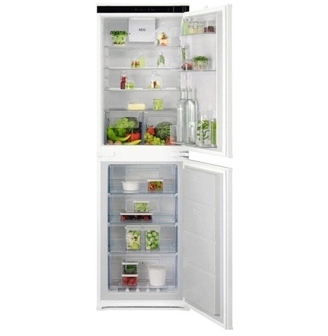 AEG 7000 Series NSC7T185ES 50/50 Integrated Fridge Freezer Frost Free - Sliding Hinge