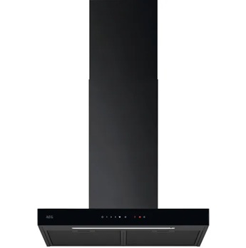 AEG GB87D61CB 8000 Series AuroraTech® 60cm Chimney Cooker Hood - Black