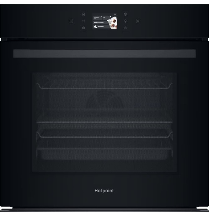 Hotpoint HOI98PT2SBUK Built In Pyrolytic Electric Single Oven With Air Fry - Black