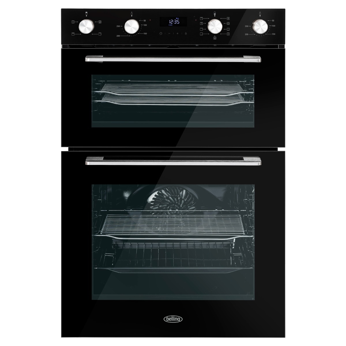 Belling BI903MFC Built-In Multifunction Electric Double Oven - Black