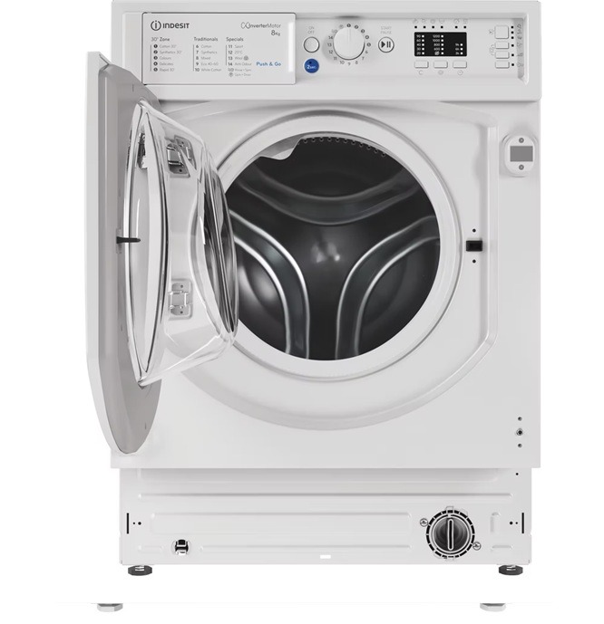 Indesit BIWMIL91485 Integrated Washing Machine 9kg 1400 rpm
