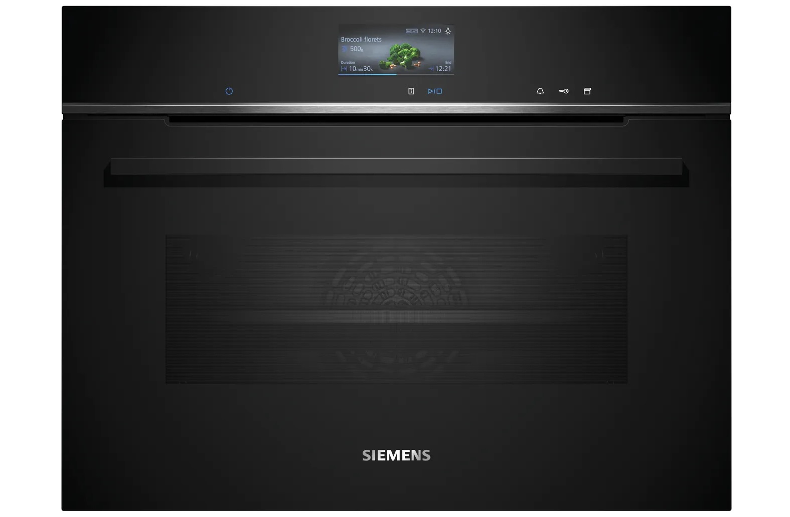 Siemens CS736G1B1 iQ700 Built In Compact Steam Combi Oven - Black