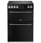Belling 444412059 60cm Induction Cooker In Black From The Front