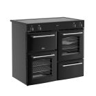Belling Farmhouse 100EI 100cm Electric Induction Range Cooker - Black
