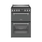 Stoves Richmond Deluxe 60EI 60cm Electric Induction Mini Range Cooker - Anthracite
