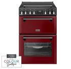 Stoves Richmond Deluxe 60DF 60cm Dual Fuel Mini Range Cooker - Garnet Red
