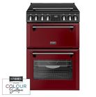 Stoves Richmond Deluxe 60EI 60cm Electric Induction Mini Range Cooker - Garnet Red