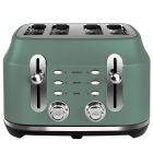 Rangemaster RMCL4S201MG 4 Slice Toaster In Green