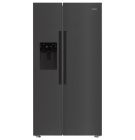 Hotpoint HPG26574WXBR5UK American Fridge Freezer In Black