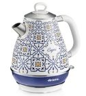 Ariete Capri AR8962 image of jug kettle in blue & white