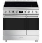 Smeg C92IPX2 image of range cooker in stainless steel