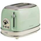 Ariete AR5514 image of Vintage design 2 slice toaster in green