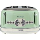 Ariete AR5604 image of Vintage 4 slot toaster in green