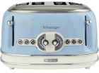 Ariete AR5605 image of Vintage retro style 4 slice toaster in blue