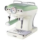 Ariete AR8914 image of retro coffee machine in pastel green