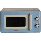 Ariete AR3962 image of retro-style microwave in blue