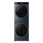 Haier CLC108-GNU1-UK stacked washer dryer in graphite