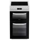 Hotpoint HDE5VDCW 50cm Electric Cooker In White