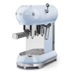 Smeg ECF01PBUK Retro Style Espresso Machine In Pastel Blue
