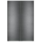 Liebherr XRFBD5220 Side By Side Fridge Freezer In Black Steel