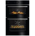 AEG GE7CP61FB built in double oven in black