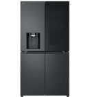 LG GMK960EV2E 4-Door American Fridge Freezer In Black