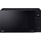 LG MH6535GIS image showing black compact microwave with grill