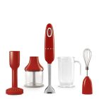 Smeg HBF02RDUK Red Hand Blender With Accessries