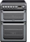 Hotpoint HUE61GS 60cm Graphite Cooker