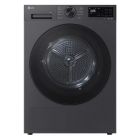 LG RHX9009TBC image of 9kg heat pump tumble dryer in matte black