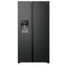 Hisense RS5P528STBE side by side fridge freezer in black