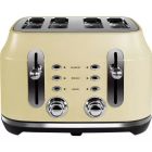 Rangemaster RMCL4S201CM Retro Style Toaster In Cream