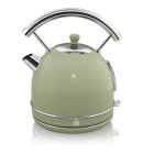 Swan SK14630GN Green Retro Style Dome Kettle
