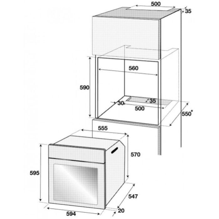 Beko CIFY71W Single Oven From Webbs Of Cannock