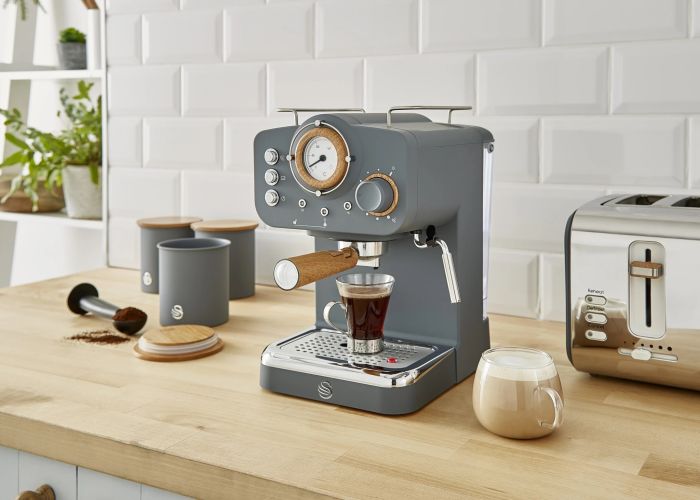 Swan SK22110GRYN Espresso Machine From 