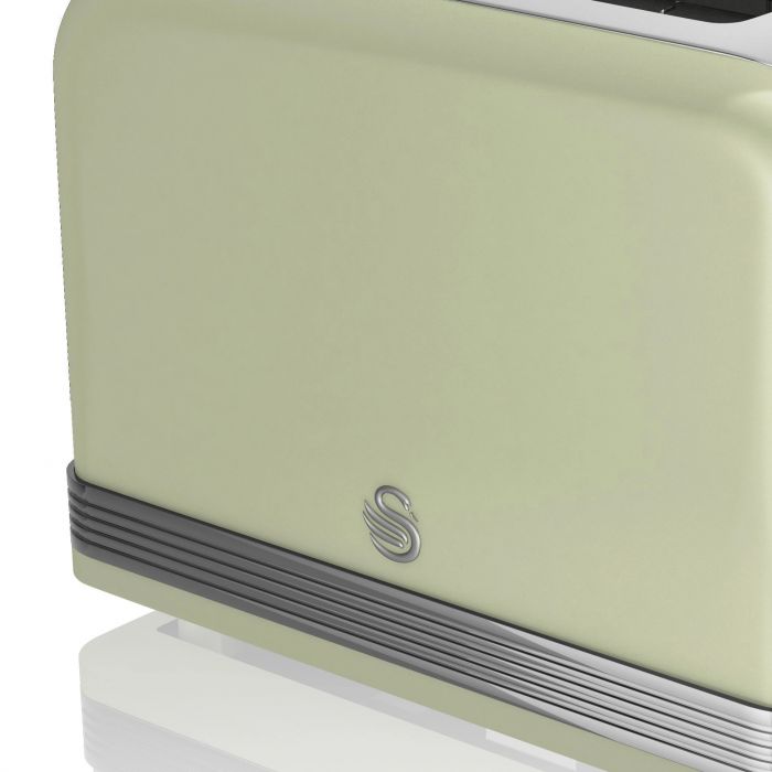 Verde Swan ST19010GN 2-Slice Retro Toaster 815 W 