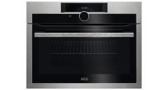 AEG KME968000M Built In Compact Oven With Microwave, Stainless Steel