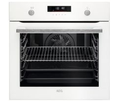 AEG BPS555060W Single Oven In White