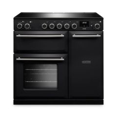 Rangemaster AURA90EIP/19332 image of 90cm induction range cooker in charcoal black finish