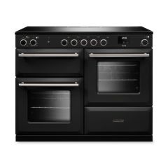 Rangemaster AURO110EI19364 image of black 110cm induction range cooker
