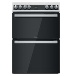 Hotpoint HDT67V9H2CW 60cm Double Oven Electric Cooker - White