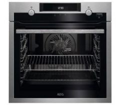 AEG BSE774320M Pyrolytic SteamCrisp Built In Oven, Stainless Steel